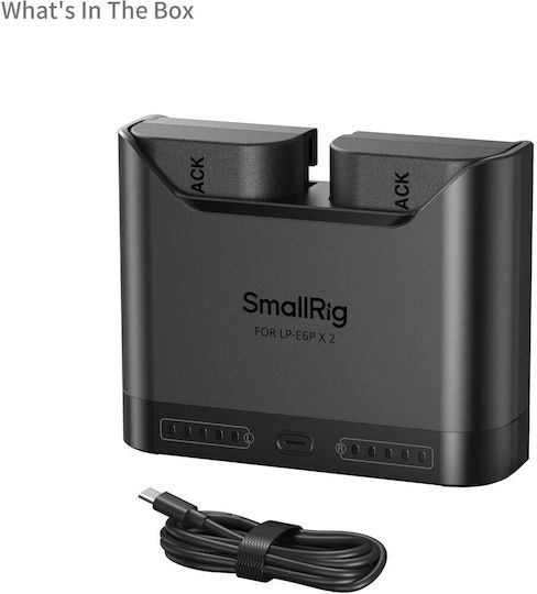 SmallRig Încărcător de Baterii Compatibil cu Canon