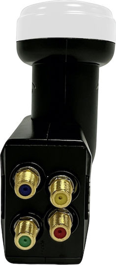 Axred Quattro Lnb Lx-44 0.1db Gold Line Universal