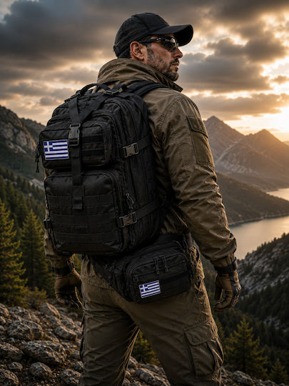Militärrucksack Schwarz 45lt HM-4590-Schwarz