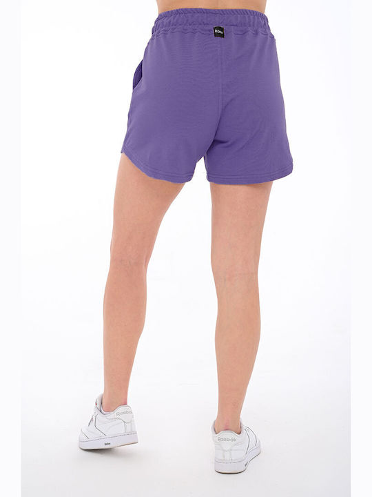 Pantaloni Scurți Sport Pentru Femei Mov