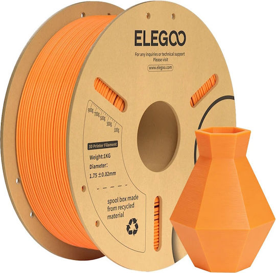 Elegoo PLA+ 3D Printer Filament Πορτοκαλί 1kg