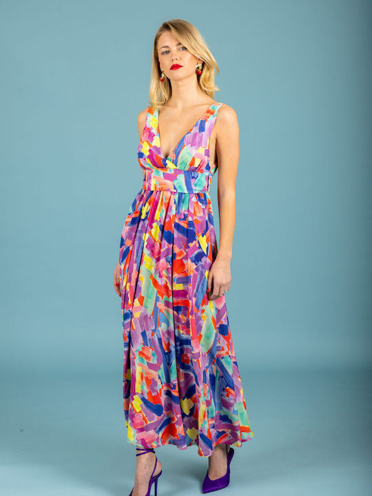 Summer Maxi Dress Multicolour 131-81894-Multicolour (75A)