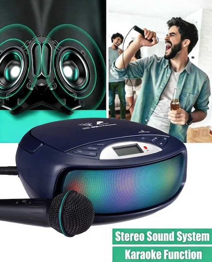 Μικρόφωνο Karaoke Ενσύρματo CD-P3032 730328 Μαύρο