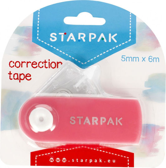 Starpak Starpak Korrekturband Rosa 12 Stück