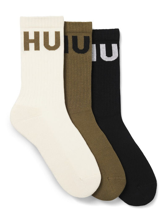 Hugo Iconic Cc Men's Socks Olive 3Pack