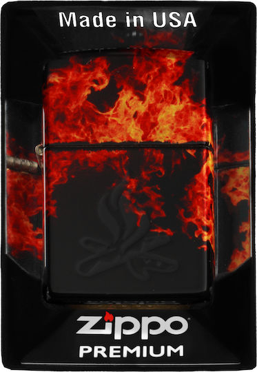 Zippo Αντιανεμικός Αναπτήρας Φλόγας σε Μπεζ χρώμα