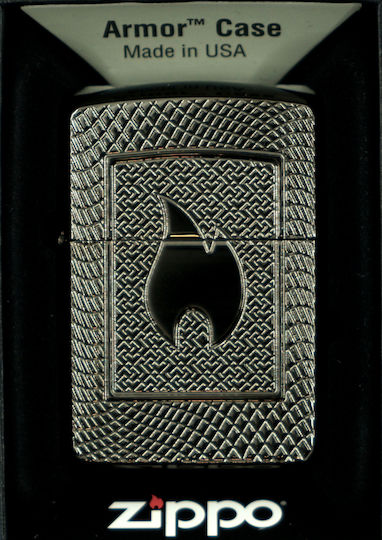 Zippo Ветроустойчива Запалка С Пламък В Бежов Цвят