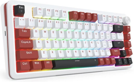 Redragon K721WRB-RGB Gaming Mechanical Keyboard 75% with Magnetic Switches and RGB Lighting (International English)