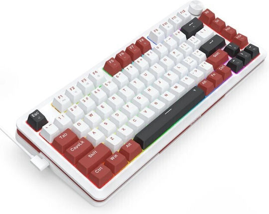 Redragon K721WRB-RGB Gaming Mechanical Keyboard 75% with Magnetic Switches and RGB Lighting (International English)