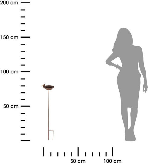 76 Cm Bird Drinking Fountain Sticking