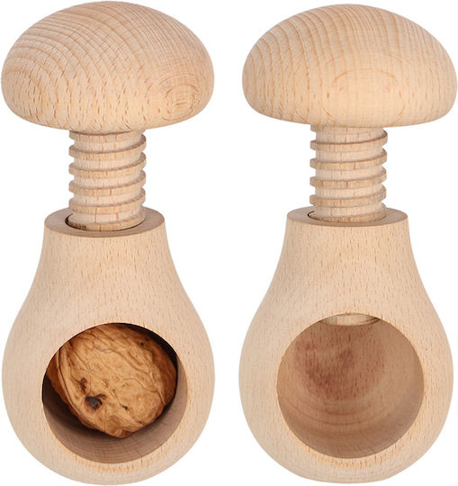 Wooden Mushroom Nutcracker