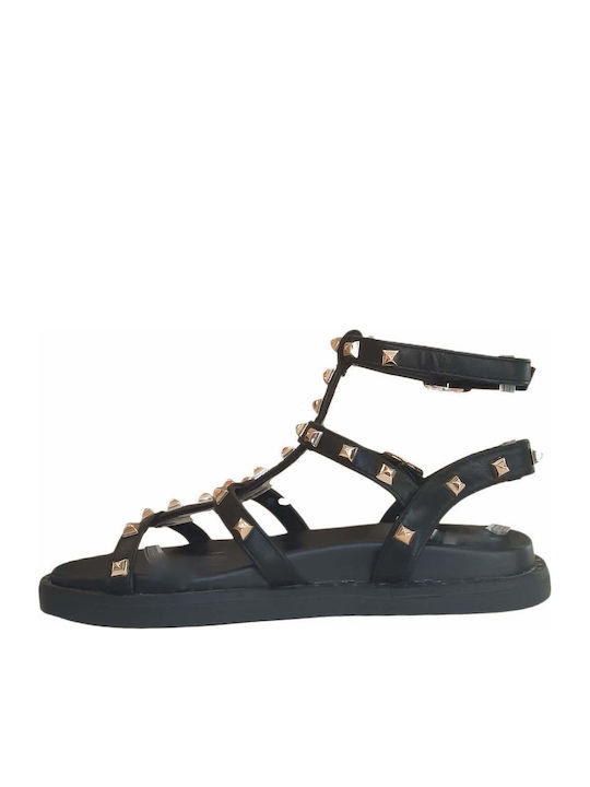 Women's Gladiator Black Sandals