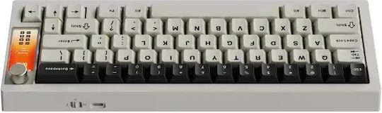 Krux Drox Wireless Gaming Mechanical Keyboard 65% with RGB Lighting (International English) Gray