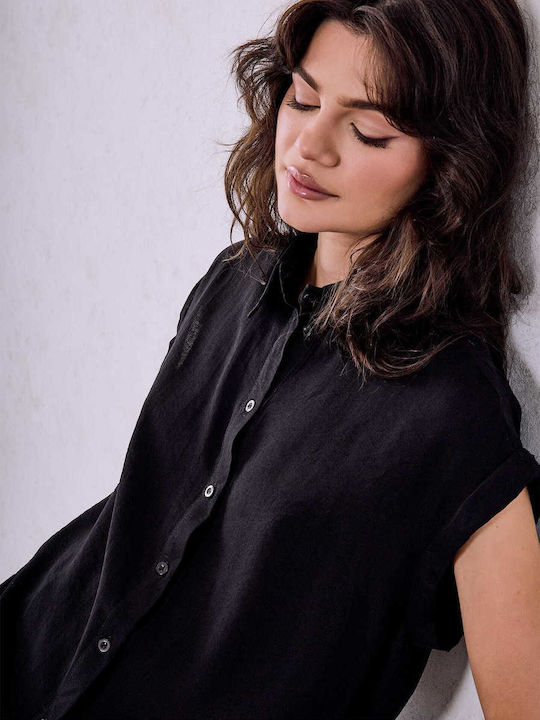 Celestino Women's Viscose Shirt Black