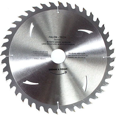 Falon-Tech Δίσκος Κοπής Ξύλου με 60 Δόντια 250mm
