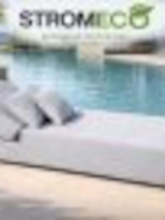 Ξαπλώστρα Ξύλινη Nefeli με Μαξιλάρι 210x80x40εκ.