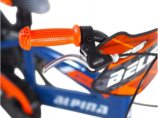 Alpina Bicicletă Copii BMX 18" cu Cadru din Aluminiu Albastru