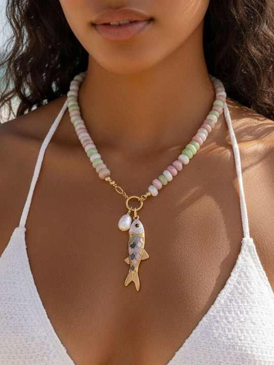 Callajewels Halskette aus Vergoldetem Stahl