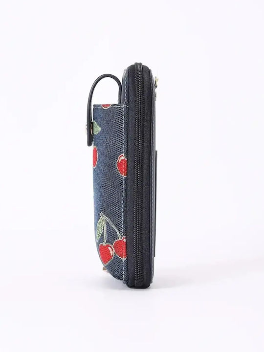 Women's Mobile Phone Pouch Navy Blue