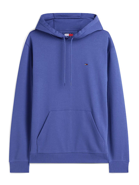 Flag Sweatshirt with Hood Blue