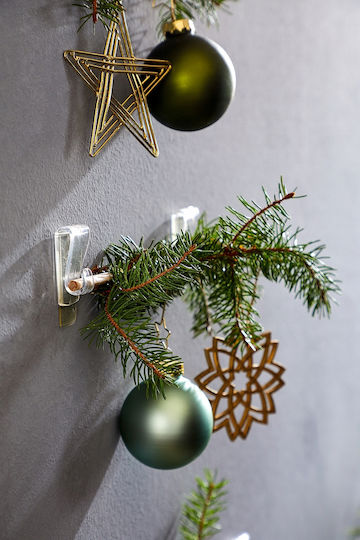 Tesa Tesa Haken mit Aufkleber Transparente 5 Stück