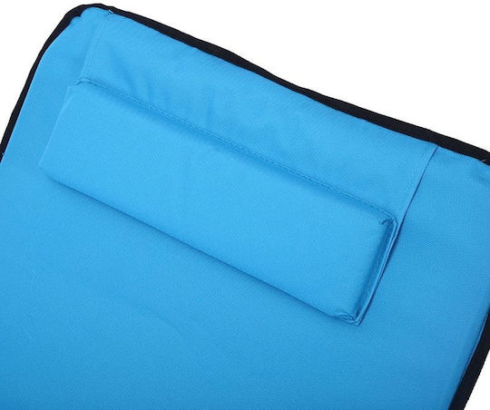 Medrelaxhome Klappbare Strandliege ComfortFlex Blau