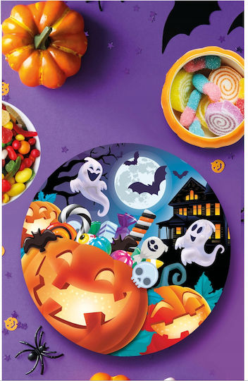 Plastic Bowl Pumpkins Ghosts Halloween 32cm