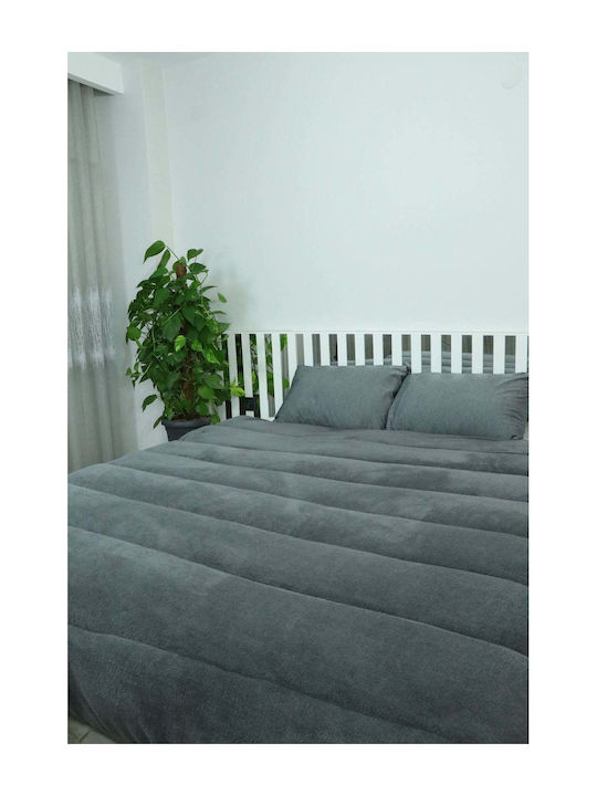 SteweHome Πάπλωμα Ημίδιπλο 195x205εκ. Γκρι