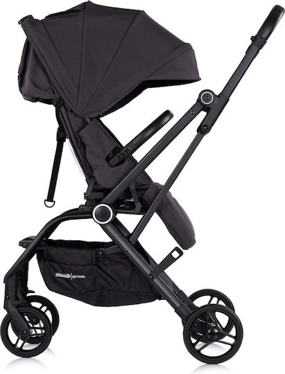 Chipolino Go Twist Reversible Baby Stroller Suitable for Newborn Charcoal 8.2kg