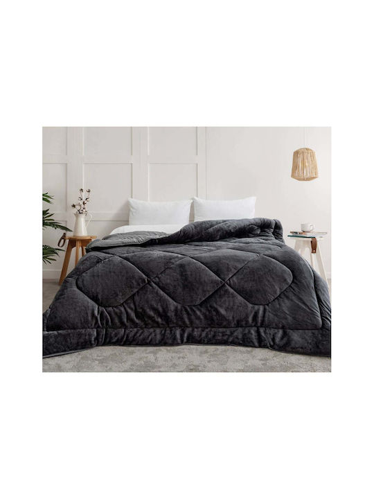 SteweHome Πάπλωμα Ημίδιπλο 195x215εκ. Γκρι