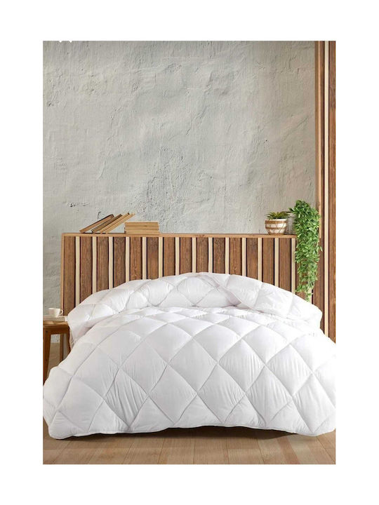 SteweHome Single Quilt with Microfiber Filling 155x215cm White