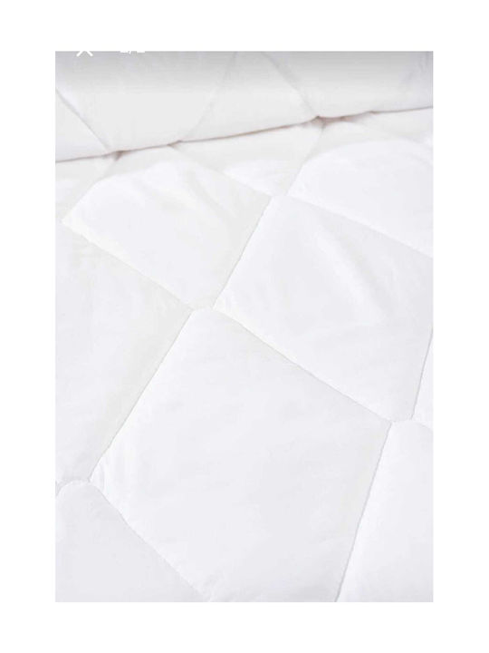 SteweHome Single Quilt with Microfiber Filling 155x215cm White