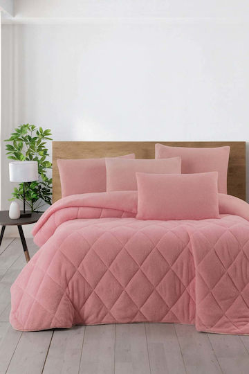 SteweHome SteweHome Set Steppdecken Einzel 155x215cm Rosa