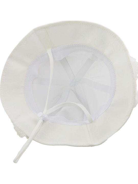 Brims and Trims Kids' Fabric White Hat