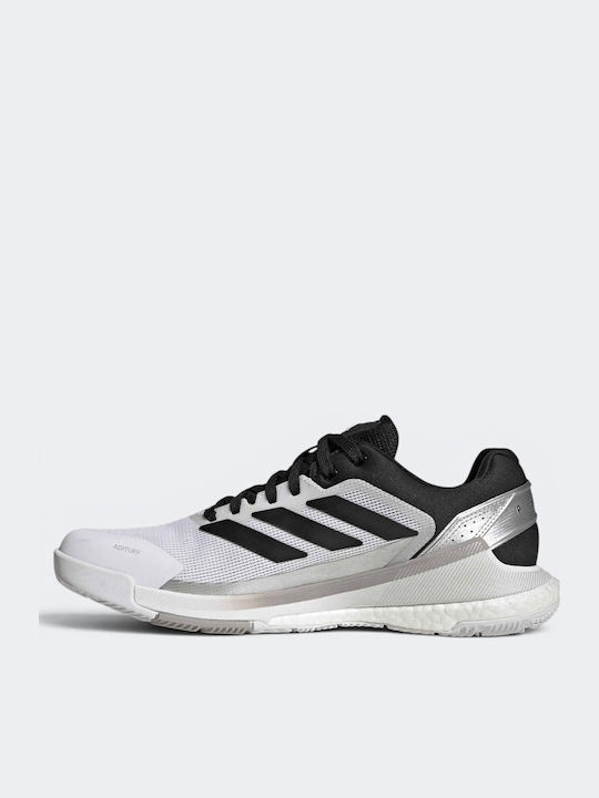adidas Crazyquick Boost Ανδρικά Παπούτσια Padel Λευκά