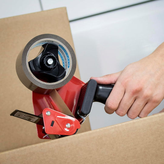 Rapesco Tape Gluer + 2 Brown Tapes + Knife