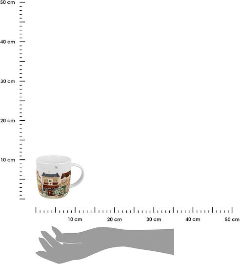 Christmas White Porcelain Mug 400ml
