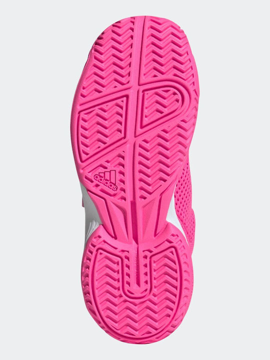 Courtflash Kids Sports Tennis Shoes with Laces Pink