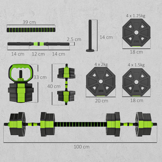 Sportnow Dumbbell 1 x 20kg