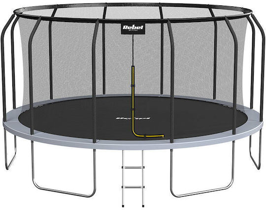 Rebel Outdoor Trampoline Diameter 86cm with Net & Ladder & Handle