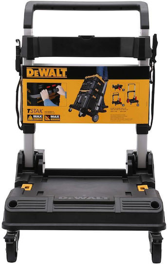 DEWALT Collapsible Transport Trolley for Load up to 100kg in Black Colour