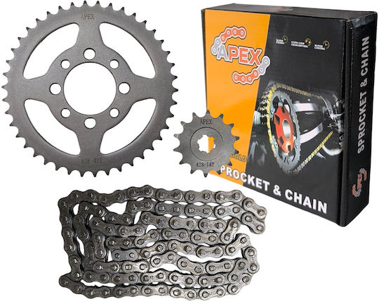 Chain Sprockets Modenas Kriss 42x14t Hrc45 428h-108l Apex