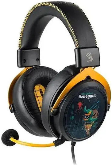 A4Tech Bloody M595 Over Ear Gaming Headset with USB Connectivity Renegade Midnight