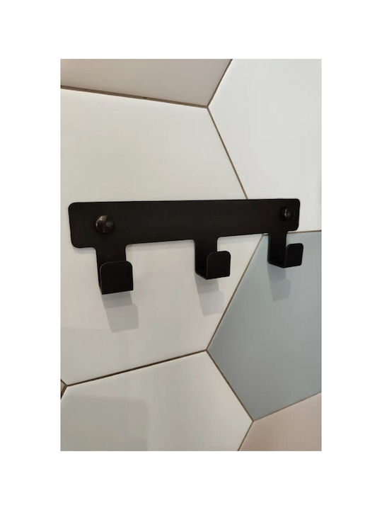 SteweHome με Βίδες ​20x3cm Μαύρο