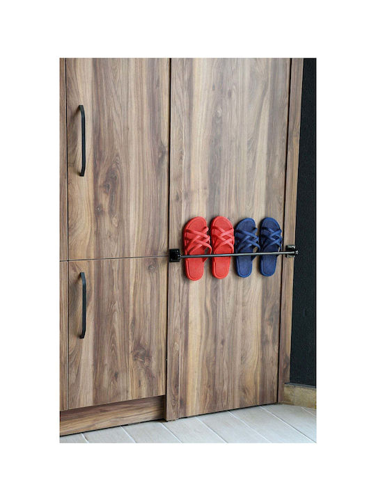 SteweHome Suport Prosoape de Perete cu Șuruburi Inox Negru