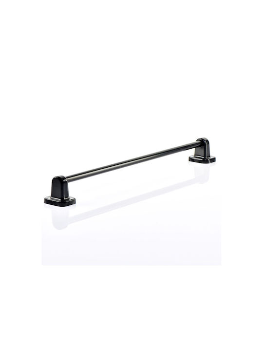 SteweHome Suport Prosoape de Perete cu Șuruburi Inox Negru