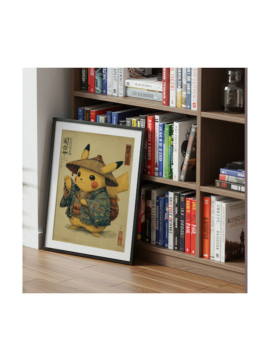 Poster Pokemon Pikachu Ukiyo An173 30cm X 40cm-70981pd154159