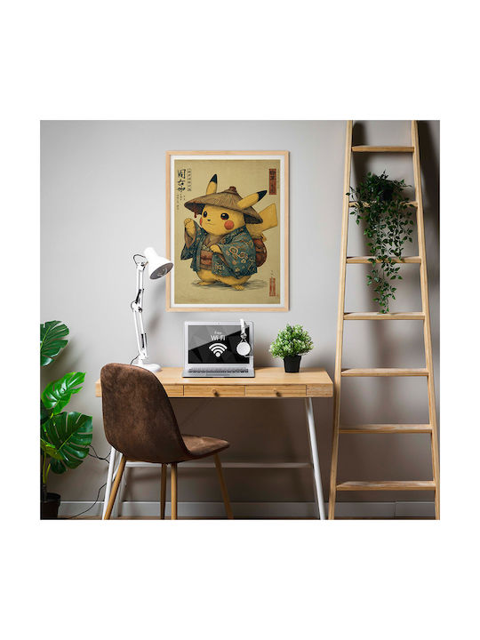 Poster Pokemon Pikachu Ukiyo An173 21cm X 30cm-70981pd154158