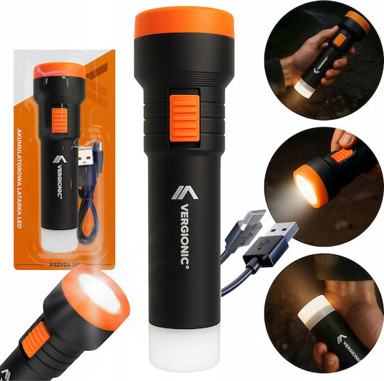 Vergionic Wiederaufladbarer LED Taschenlampe
