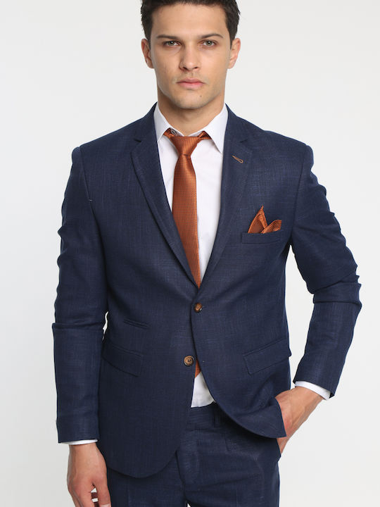 Men's Suit with Slim Fit Ble